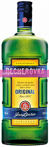 Фото 5 - Ликер Becherovka 0.7 л