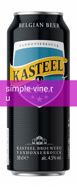 Фото 8 - Светлое пиво Kasteel Xtra 0.5 л