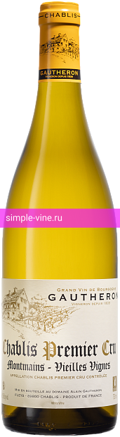 Фото 8 - Вино Chablis Premier Cru Montmains Vieilles Vignes 0.75 л