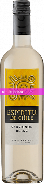 Фото 2 - Вино Espiritu de Chile Sauvignon Blanc белое сухое 0.75 л