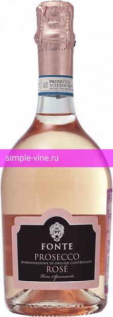 Фото 1 - Игристое вино Fonte Prosecco Rose 0.75 л