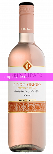 Фото 5 - Вино Principato, Pinot Grigio Rosato 0.75 л