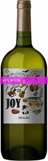 Фото 6 - Вино Joy Vino Blanco 1.125 л белое сухое