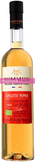 Фото 9 - Водка Vodka Summum Organic Pepper 0.7 л