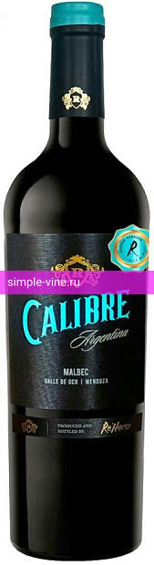 Фото 2 - Вино Calibre Malbec 0.75 л