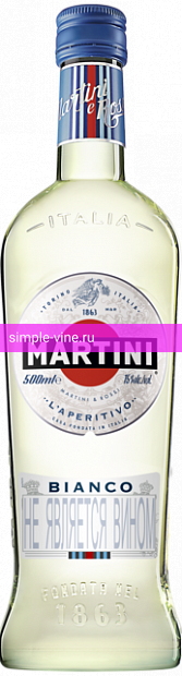 Фото 5 - Вермут Martini Bianco 0.5 л