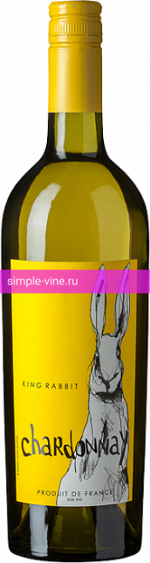 Фото 9 - Вино King Rabbit Chardonnay 0.75 л