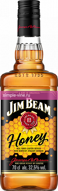 Фото 2 - Виски Jim Beam Honey 0.7 л