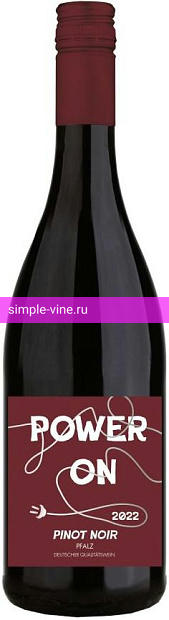 Фото 7 - Вино Power On Pinot Noir 0.75 л