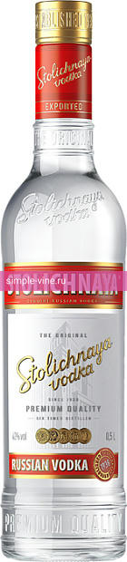 Фото 2 - Водка Stolichnaya 0.5 л