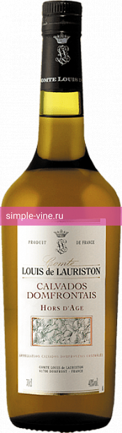 Фото 7 - Кальвадос Comte Louis de Lauriston Hors d`Age 0.7 л