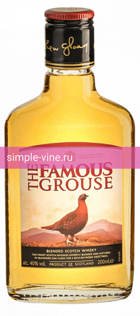 Фото 3 - Виски The Famous Grouse Finest 0.2 л