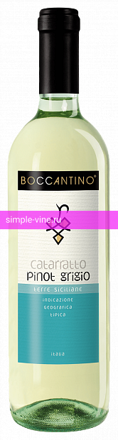 Фото 5 - Вино Boccantino Catarratto Pinot Grigio Terre Siciliane 0.75 л