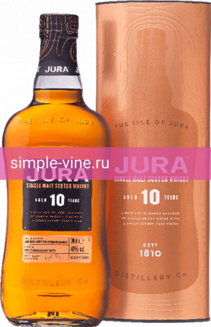 Фото 2 - Виски Jura 10 Years Old 0.7 л