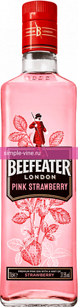 Фото 4 - Джин Beefeater Pink Strawberry 0.7 л