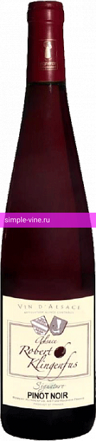 Фото 8 - Вино Robert Klingenfus Pinot Noir Signature 0.75 л