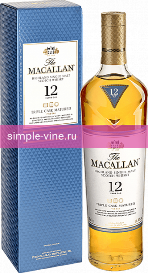 Фото 9 - Виски The Macallan Triple Cask Matured 12 Years Old 0.7 л