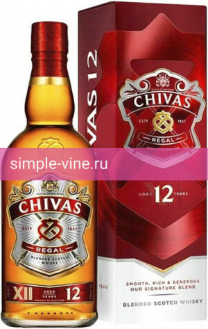 Фото 8 - Виски Chivas Regal, 12 летней выдержки 0.7 л