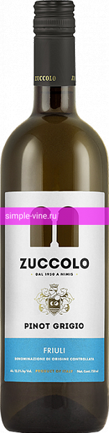 Фото 4 - Вино Pinot Grigio Friuli Zuccolo 0.75 л