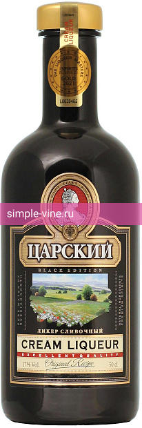 Фото 8 - Ликер Царский Cream Liqueur 0.5 л 17% сливочный