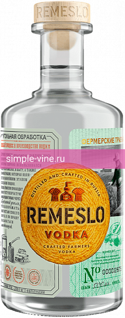 Фото 3 - Водка Remeslo Crafted Farmers 0.5 л