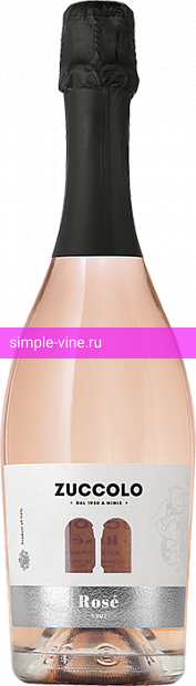 Фото 9 - Игристое вино Zuccolo Rose Brut 0.75 л