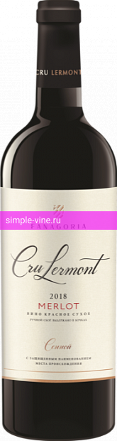 Фото 8 - Вино Fanagoria Cru Lermont Merlot 0.75 л